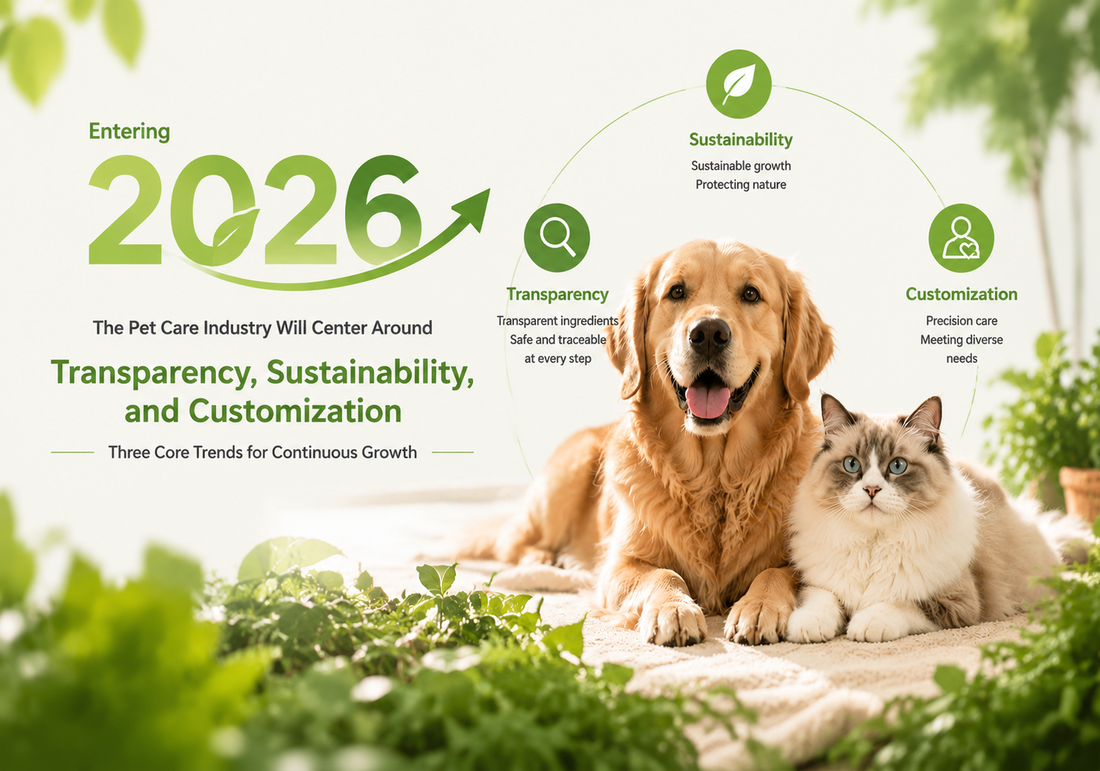 Three Key Trends in Pet Care in 2026: Transparency, Sustainability & Customization